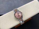 8+ Factory Rolex counterweight Datejust 278271-0024 31mm Half Rose Gold Diamond Pink Red Dial Jubilee - Image 4