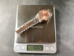 8+ Factory Rolex counterweight Datejust 278271-0024 31mm Half Rose Gold Diamond Pink Red Dial Jubilee - Image 9