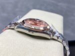 8+ Factory Rolex counterweight Datejust 278271-0024 31mm Half Rose Gold Diamond Pink Red Dial Jubilee - Image 5
