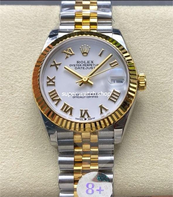 8-Factory-Rolex-counterweight-Datejust-278273-0002-31mm-Half-Yellow-Gold-Roman-Nume-3.jpg 8+ Factory Rolex counterweight Datejust 278273-0002 31mm Half Yellow Gold Roman Numerals White Dial Jubilee - Image 1