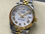 8+ Factory Rolex counterweight Datejust 278273-0002 31mm Half Yellow Gold Roman Numerals White Dial Jubilee - Image 3