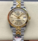 8+ Factory Rolex counterweight Datejust 278273-0014 31mm Half Yellow Gold Champagne Dial Jubilee