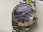 8+ Factory Rolex counterweight Datejust 278273-0024 31mm Half Yellow Gold Diamond Mother Of Pearl Dial Jubilee - Image 3