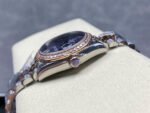 8+ Factory Rolex counterweight Datejust 278381RBR-0020 31mm Diamond Rose Gold Bezel Half Rose Gold Diamond Roman Numerals Purple Dial Jubilee - Image 6
