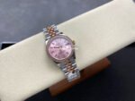 8+ Factory Rolex counterweight Datejust 278381RBR-0010 31mm Diamond Rose Gold Bezel Half Rose Gold Pink Dial Jubilee - Image 4