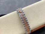 8+ Factory Rolex counterweight Datejust 278381RBR-0018 31mm Diamond Rose Gold Bezel Half Rose Gold Grey Dial Jubilee - Image 8