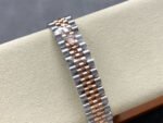 8+ Factory Rolex counterweight Datejust 278381RBR-0030 31mm Diamond Rose Gold Bezel Half Rose Gold Diamond Roman Numerals Grey Dial Jubilee - Image 8