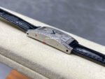 8848 Factory Cartier Tank Américaine 19mm Diamond Roman Numerals Silver Dial - Image 5