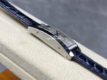 8848 Factory Cartier Tank Américaine 19mm W2601956 Crocodile leather Roman Numerals Silver Dial - Image 5