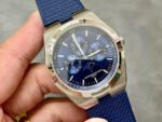 8F Factory Vacheron Constantin Overseas 4300V Perpetual Calendar 4300V-120G-B945 41.5mm Steel Blue Rubber Strap Blue Dial - Image 2