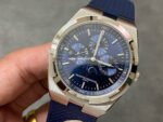 8F Factory Vacheron Constantin Overseas 4300V Perpetual Calendar 4300V-120G-B945 41.5mm Steel Blue Rubber Strap Blue Dial - Image 3