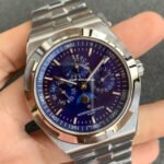 8F Factory Vacheron Constantin Overseas 4300V Perpetual Calendar 4300V-120G-B945 41.5mm Full Steel Blue Dial - Image 2