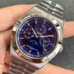 8F Factory Vacheron Constantin Overseas 4300V Perpetual Calendar 4300V-120G-B945 41.5mm Full Steel Blue Dial - Image 3