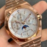 8F Factory Vacheron Constantin Overseas 4300V Perpetual Calendar 4300V&220R-B064 41.5mm Full Rose Gold Silver Dial - Image 2