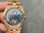 8F Factory Vacheron Constantin Overseas 4300V Perpetual Calendar Skeleton 4300V-120R-B642 41.5mm Full Rose Gold Skeletonized Dial
