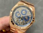 8F Factory Vacheron Constantin Overseas 4300V Perpetual Calendar Skeleton 4300V-120R-B642 41.5mm Full Rose Gold Skeletonized Dial - Image 3