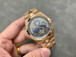 8F Factory Vacheron Constantin Overseas 4300V Perpetual Calendar Skeleton 4300V-120R-B642 41.5mm Full Rose Gold Skeletonized Dial - Image 2