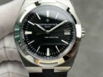 8F Factory Vacheron Constantin Overseas 4500V110A-B483 41mm Rubber Strap Black Dial