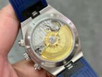 8F Factory Vacheron Constantin Overseas Chronograph 5500V/110A-B148 42.5mm Steel Rubber Strap Blue Dial - Image 7