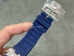 8F Factory Vacheron Constantin Overseas Chronograph 5500V/110A-B148 42.5mm Steel Rubber Strap Blue Dial - Image 8