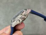 8F Factory Vacheron Constantin Overseas Chronograph 5500V/110A-B148 42.5mm Steel Rubber Strap Blue Dial - Image 6