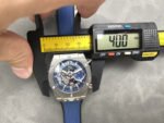 BBF Factory Hublot Big Bang Unico 42mm 421.NX.5170.RX Titanium Blue Rubber Strap Skeletonized Blue Dial - Image 10