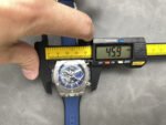 BBF Factory Hublot Big Bang Unico 42mm 421.NX.5170.RX Titanium Blue Rubber Strap Skeletonized Blue Dial - Image 11