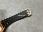 THB Factory Cartier Santos W2SA0009 39.8mm Steel Rubber Strap Roman Numerals Silver Dial - Image 8