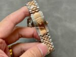 A+ Factory Rolex Datejust 126231-0023 36mm Half Rose Gold Roman Numerals Diamond Grey Dial Jubilee - Image 8