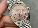 A+ Factory Rolex Datejust 126234-0031 36mm Full 904L Roman Numerals&Diamond Pink Dial Jubilee - Image 2