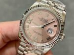 A+ Factory Rolex Datejust 126234-0031 36mm Full 904L Roman Numerals&Diamond Pink Dial Jubilee - Image 3
