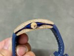 ABF Factory Franck Muller Vanguard V45 44mm Diamond&Rose Gold Rubber Strap Blue Dial - Image 7