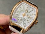 ABF Factory Franck Muller Vanguard V45 44mm Rose Gold Rubber Strap White Dial - Image 3