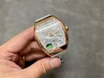 ABF Factory Franck Muller Vanguard V45 44mm Rose Gold Rubber Strap White Dial - Image 4