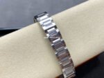 AF Factory Cartier Ballon Bleu W3BB0025 28mm Diamond Bezel Rose Gold Steel Roman Numerals Diamond Silver Dial - Image 9