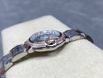 AF Factory Cartier Ballon Bleu W3BB0025 28mm Diamond Bezel Rose Gold Steel Roman Numerals Diamond Silver Dial - Image 7