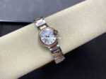 AF Factory Cartier Ballon Bleu W3BB0025 28mm Diamond Bezel Rose Gold Steel Roman Numerals Diamond Silver Dial - Image 4