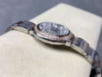 AF Factory Cartier Ballon Bleu W3BB0025 28mm Diamond Bezel Rose Gold Steel Roman Numerals Diamond Silver Dial - Image 6