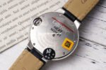 AF Factory Cartier Ballon Bleu W4BB0009 33mm Steel Leather Strap Diamond Roman Numerals Silver Dial - Image 8