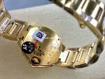 AF Factory Cartier Ballon Bleu W69001Z2 28mm Full Gold Roman Numerals Silver Dial - Image 8