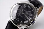 AF Factory Cartier Ballon Bleu WSBB0003 Cartier Ballon Bleu WSBB0003 42mm Steel Leather Strap Roman Numerals Black Dial - Image 4