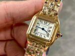 AF Factory Cartier Panthère WGPN0006 22mm Full Rose Gold Roman Numerals Silver Dial - Image 3