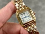 AF Factory Cartier Panthère WGPN0006 22mm Full Rose Gold Roman Numerals Silver Dial - Image 2