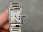 AF Factory Cartier Tank WSTA0051 22mm Full Steel Roman Numerals White Dial