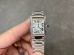 AF Factory Cartier Tank WSTA0051 22mm Full Steel Roman Numerals White Dial - Image 2