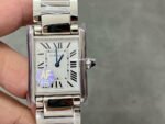 AF Factory Cartier Tank WSTA0052 25.5mm Full Steel Roman Numerals White Dial