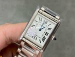 AF Factory Cartier Tank WSTA0052 25.5mm Full Steel Roman Numerals White Dial - Image 3