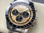AF Factory Longines Conquest Chronograph L3.835.4.02.6 42mm Full Steel Strap Black Eyes Champagne Dial - Image 3