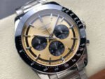 AF Factory Longines Conquest Chronograph L3.835.4.02.6 42mm Full Steel Strap Black Eyes Champagne Dial - Image 2