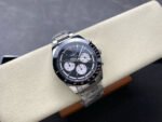 AF Factory Longines Conquest Chronograph L3.835.4.52.6 42mm Full Steel Strap White Eyes Black Dial - Image 4